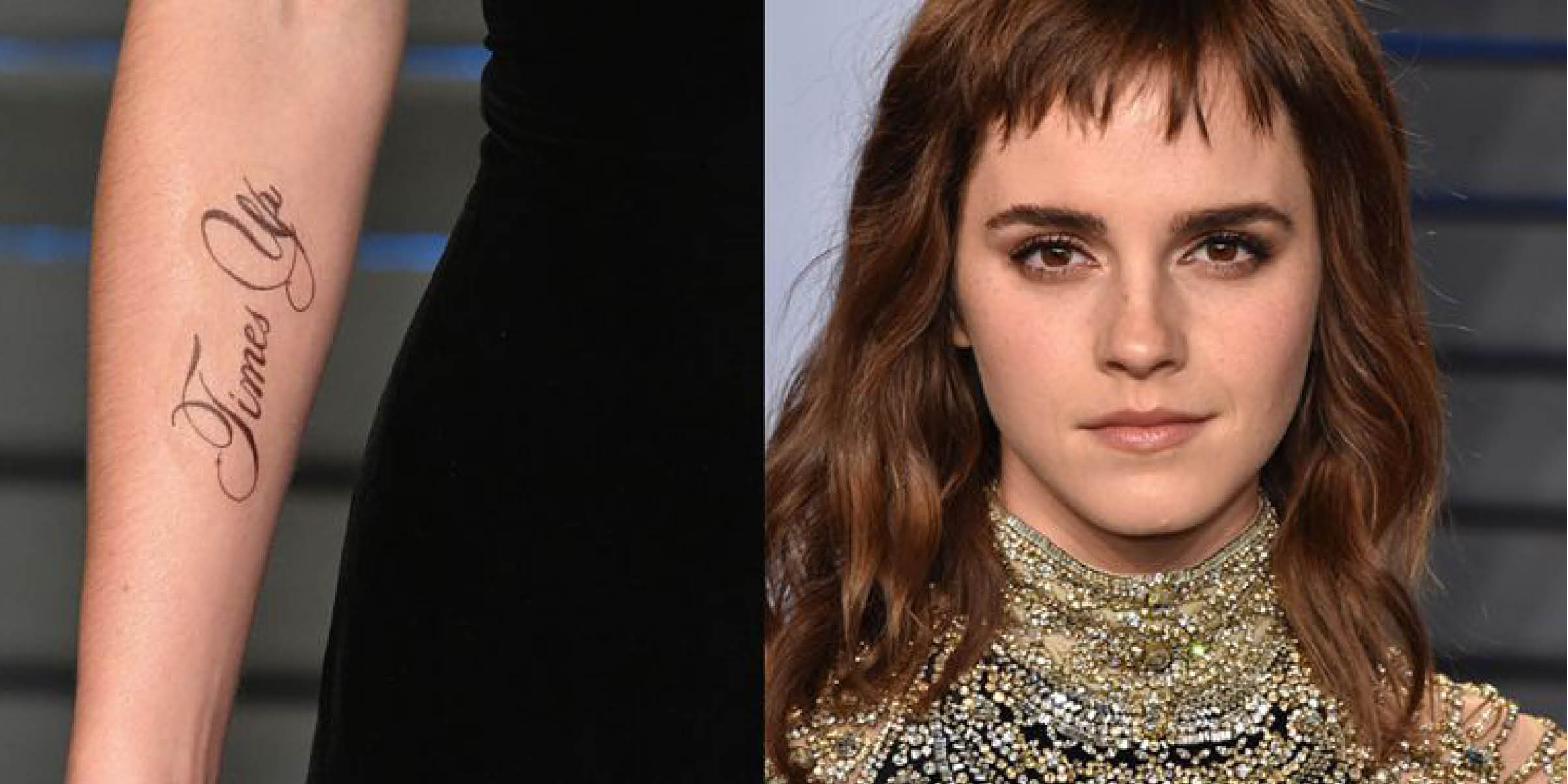 Emma Watson pokes fun at her botched fake 'Time's Up' tattoo | Daily Mail  Online