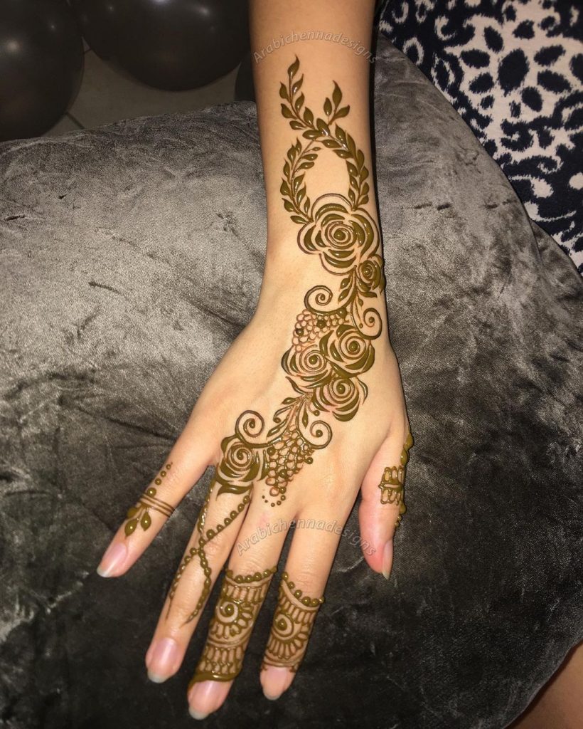 Arebic mehndi design Images • - (@sanaya6876) on ShareChat