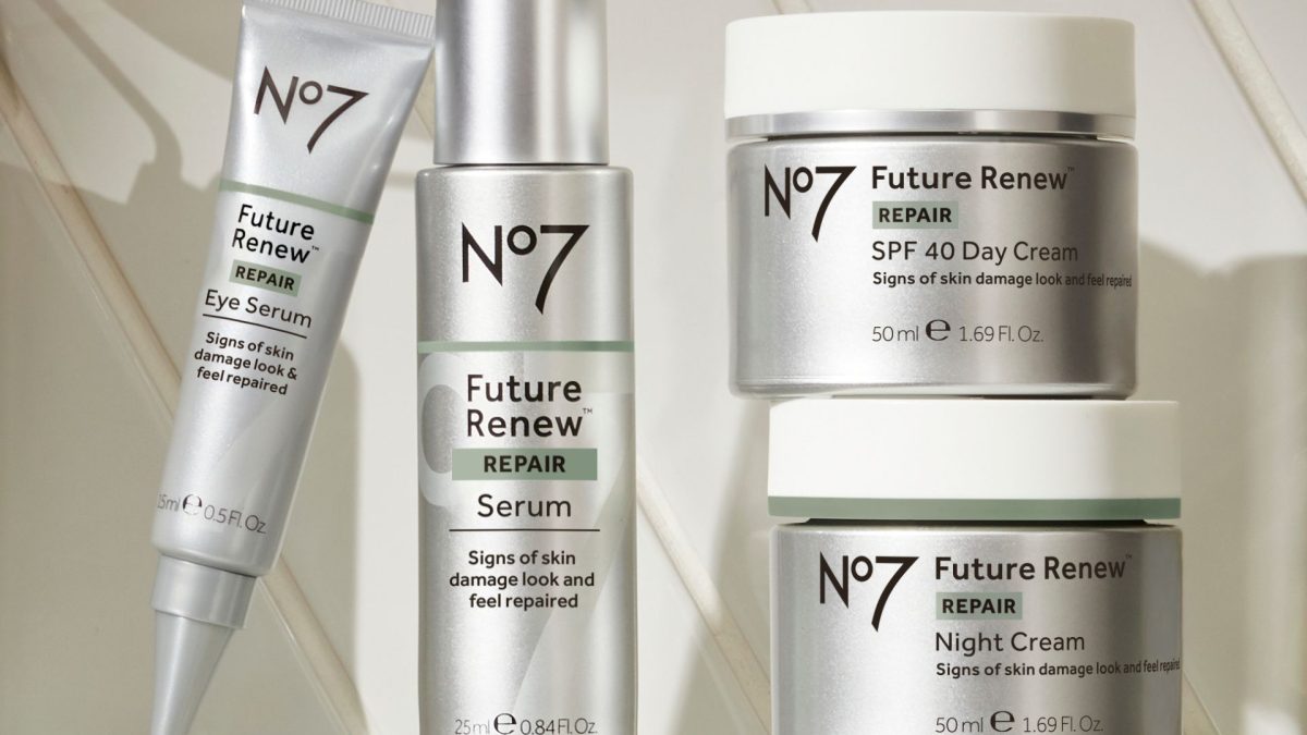 The new No7 Future Renew skincare range reverses visible signs of skin 