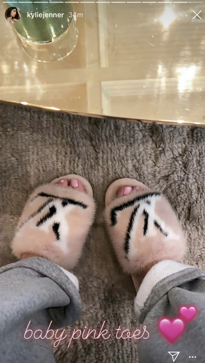 furry louis vuitton slippers