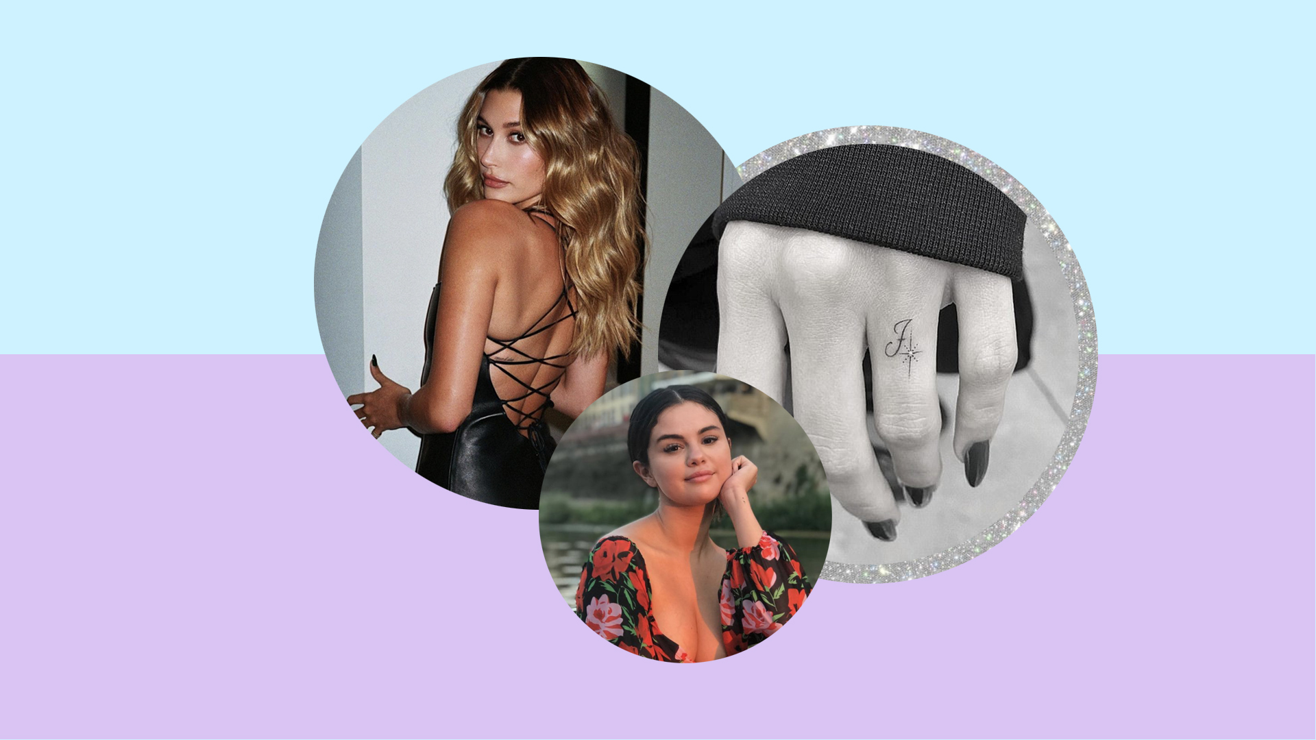 Hailey Bieber S New J Finger Tattoo Has A Selena Gomez Connection Cosmopolitan Middle East